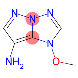 1H-Pyrazolo[1,5-b][1,2,4]triazol-7-amine,  1-methoxy-