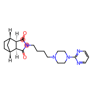 4,7-Methano-1H-isoindole-1,3(2H)-dione, hexahydro-2-[4-[4-(2-pyrimidinyl)-1-piperazinyl]butyl]-, (3aR,4S,7R,7aS)-rel- (9CI)
