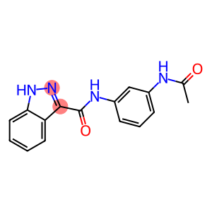 N-(3-acetamidophenyl)-1H-indazole-3-carboxamide
