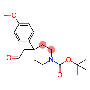 1-Piperidinecarboxylic acid, 4-(4-Methoxyphenyl)-4-(2-oxoethyl)-,1,1-diMethylethyl ester