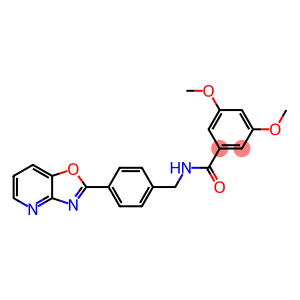 Benzamide, 3,5-dimethoxy-N-[(4-oxazolo[4,5-b]pyridin-2-ylphenyl)methyl]-
