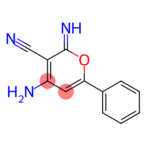 4-amino-2-imino-6-phenyl-2H-pyran-3-carbonitrile