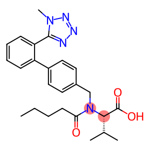 L-Valine, N-[[2'-(1-methyl-1H-tetrazol-5-yl)[1,1'-biphenyl]-4-yl]methyl]-N-(1-oxopentyl)-