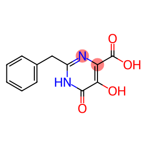 1,6-Dihydro-5-hydroxy-6-oxo-2-(phenylmethyl)-4-pyrimidinecarboxylic acid