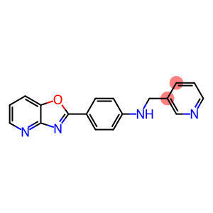 N-(4-[1,3]oxazolo[4,5-b]pyridin-2-ylphenyl)-N-(3-pyridinylmethyl)amine