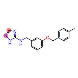 1H-1,2,4-Triazol-5-amine, N-[[3-[(4-methylphenyl)methoxy]phenyl]methyl]-