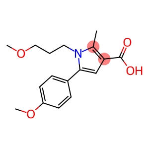 5-(4-methoxyphenyl)-1-(3-methoxypropyl)-2-methyl-1H-pyrrole-3-carboxylic acid