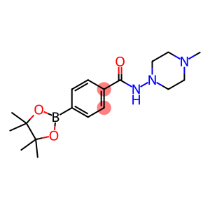 n-(4-甲基哌嗪-1-基)-4-(4,4,5,5-四甲基-1,3,2-二氧硼杂环戊烷-2-基)苯甲酰胺