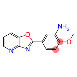 2-METHOXY-5-[1,3]OXAZOLO[4,5-B]PYRIDIN-2-YLANILINE