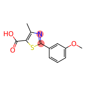 2-(3-Methoxyphenyl)-4-methyl-1,3-thiazole-5-carboxylic acid
