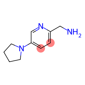 2-Pyridinemethanamine, 5-(1-pyrrolidinyl)-