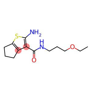 2-AMINO-N-(3-ETHOXYPROPYL)-5,6-DIHYDRO-4H-CYCLOPENTA[B]THIOPHENE-3-CARBOXAMIDE