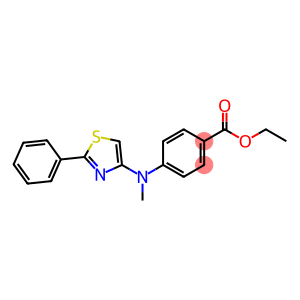 Benzoic acid, 4-[Methyl(2-phenyl-4-thiazolyl)aMino]-, ethyl ester
