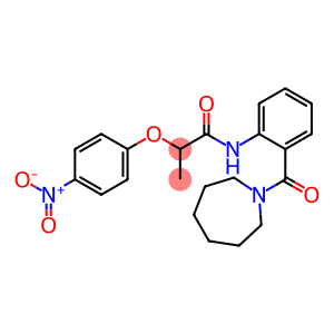 N-[2-(1-azepanylcarbonyl)phenyl]-2-(4-nitrophenoxy)propanamide