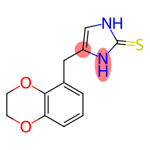 2H-Imidazole-2-thione,  4-[(2,3-dihydro-1,4-benzodioxin-5-yl)methyl]-1,3-dihydro-