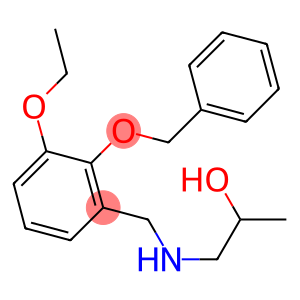 1-{[2-(benzyloxy)-3-ethoxybenzyl]amino}-2-propanol