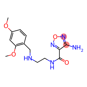 4-amino-N-{2-[(2,4-dimethoxybenzyl)amino]ethyl}-1,2,5-oxadiazole-3-carboxamide