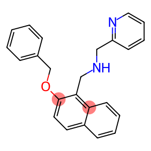 N-{[2-(benzyloxy)-1-naphthyl]methyl}-N-(2-pyridinylmethyl)amine