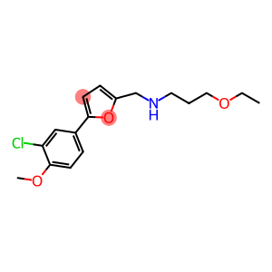 N-{[5-(3-chloro-4-methoxyphenyl)-2-furyl]methyl}-N-(3-ethoxypropyl)amine