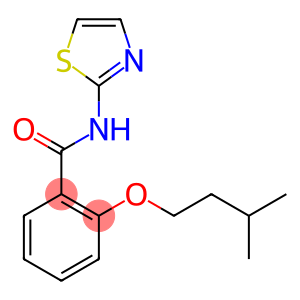 2-(3-methylbutoxy)-N-1,3-thiazol-2-ylbenzamide