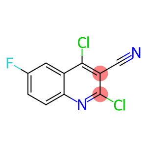 3-Quinolinecarbonitrile, 2,4-dichloro-6-fluoro-
