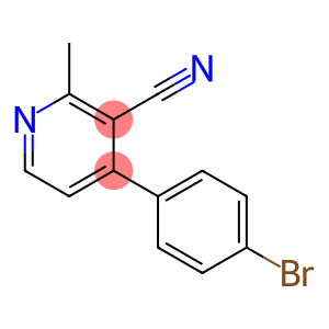 4-(4-bromophenyl)-2-methylpyridine-3-carbonitrile