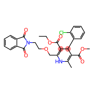 3-Ethyl-5-methyl-4-(2-Chlorophenyl)-2-(2-phthalimidoethoxy)methyl-6-Methyl-1,4-Dihydro-Pyridine-3,5-Didarboxylate