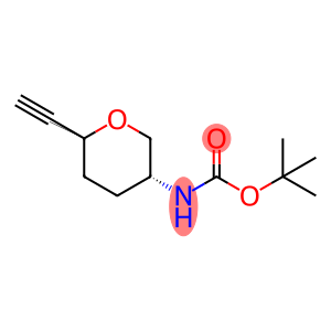 Carbamic acid, N-[(3R,6S)-6-ethynyltetrahydro-2H-pyran-3-yl]-, 1,1-dimethylethyl ester