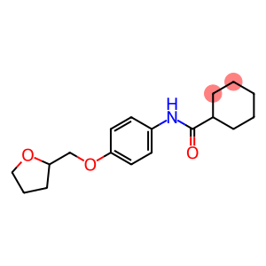 N-[4-(tetrahydro-2-furanylmethoxy)phenyl]cyclohexanecarboxamide