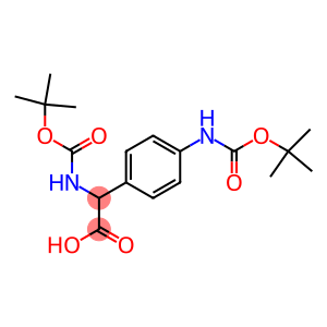 TERT-BUTOXYCARBONYLAMINO-(4-TERT-BUTOXYCARBONYLAMINO-PHENYL)-ACETIC ACID