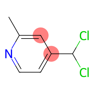 Pyridine, 4-(dichloromethyl)-2-methyl- (9CI)