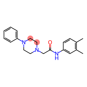 N-(3,4-dimethylphenyl)-2-(4-phenylpiperazin-1-yl)acetamide