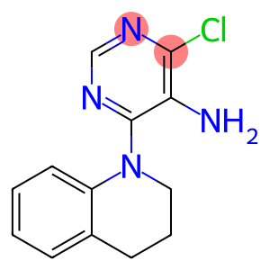 4-CHLORO-6-(3,4-DIHYDRO-1(2H)-QUINOLINYL)-5-PYRIMIDINAMINE