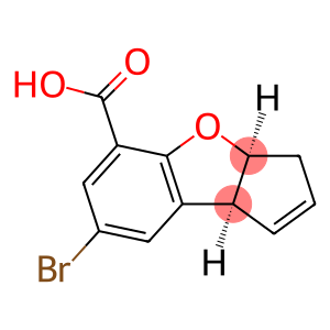 3H-Cyclopenta[b]benzofuran-5-carboxylic acid, 7-bromo-3a,8b-dihydro-, (3aS,8bS)-
