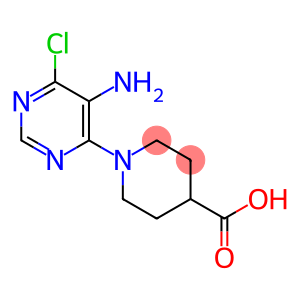 1-(5-AMINO-6-CHLOROPYRIMIDIN-4-YL)PIPERIDINE-4-CARBOXYLIC ACID