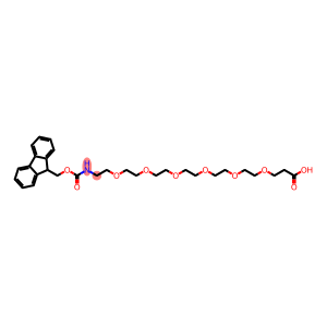21-(Fmoc-amino)-4,7,10,13,16,19-hexaoxahenicosanoic Acid