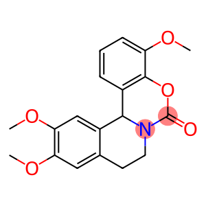 6H,8H-Isoquino[2,1-c][1,3]benzoxazin-6-one,  9,13b-dihydro-4,11,12-trimethoxy-