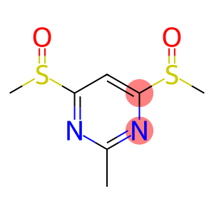 2-methyl-4,6-bismethylsulfinylpyrimidine