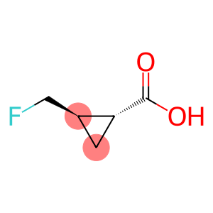 rac-(1R,2R)-2-(fluoromethyl)cyclopropane-1-carboxylic acid, trans
