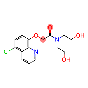 2-[(5-Chloroquinolin-8-yl)oxy]-N,N-bis(2-hydroxyethyl)acetamide
