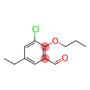 3-CHLORO-5-ETHYL-2-PROPOXYBENZALDEHYDE