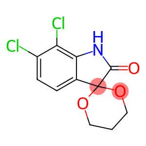 6',7'-dichloro-1',2'-dihydrospiro([1,3]dioxane-2,3'-indole)-2'-one