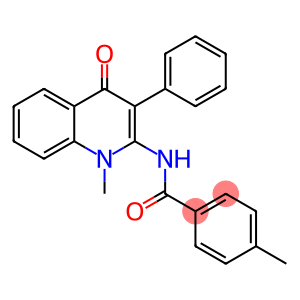 4-methyl-N-(1-methyl-4-oxo-3-phenylquinolin-2-yl)benzamide