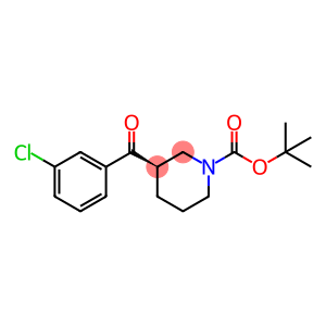 (R)-tert-butyl 3-(3-chlorobenzoyl)piperidine-1-carboxylate