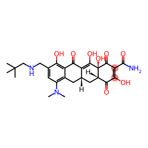 2-Naphthacenecarboxamide, 7-(dimethylamino)-9-[[(2,2-dimethylpropyl)amino]methyl]-1,4,4a,5,5a,6,11,12a-octahydro-3,10,12,12a-tetrahydroxy-1,4,11-trioxo-, (4aR,5aR,12aS)-
