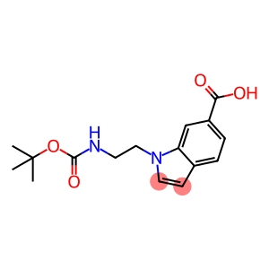 1-(2-TERT-BUTOXYCARBONYLAMINO-ETHYL)-1H-INDOLE-6-CARBOXYLIC ACID