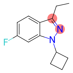 1H-Indazole, 1-cyclobutyl-3-ethyl-6-fluoro-