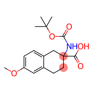 2-Naphthalenecarboxylic acid, 2-[[(1,1-dimethylethoxy)carbonyl]amino]-1,2,3,4-tetrahydro-6-methoxy-