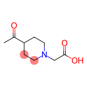 1-Piperidineaceticacid, 4-acetyl-