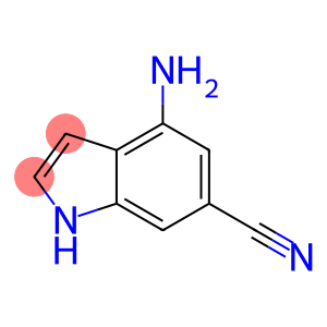 1H-Indole-6-carbonitrile,4-amino-(9CI)